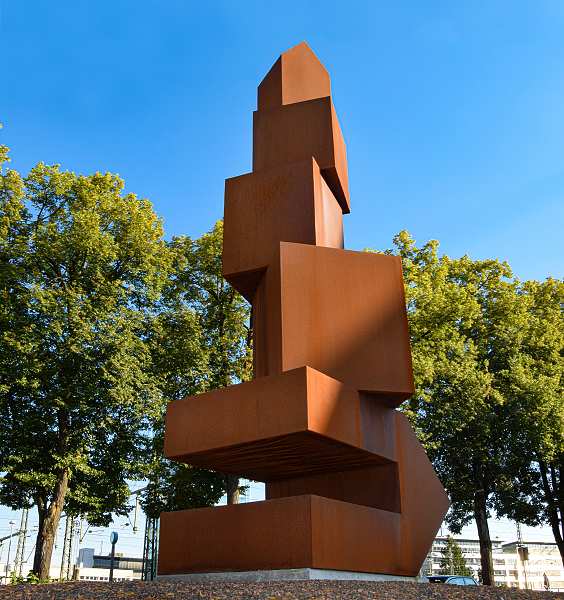"Turm I", 2020, Corten steel, Singen